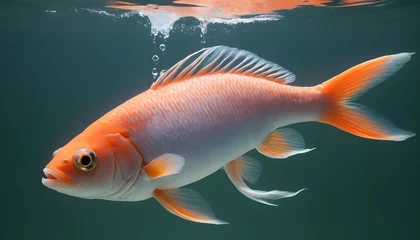 Fotobehang goldfish in aquarium © Tani