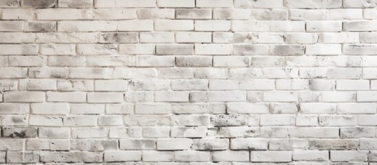 A close up of a grey brickwork building material wall, showcasing the rectangular pattern of the beige stone wall with a textured font