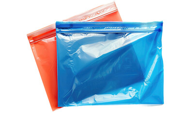 Plastic sleeves for documents isolated on transparent Background