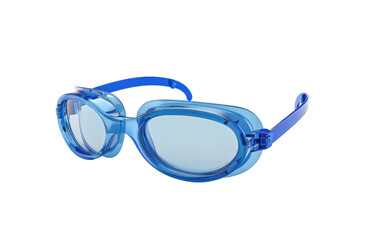 Goggles made of plastic isolated on transparent Background