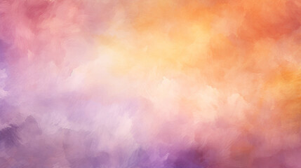 sunset sky orange purple yellow. abstract watercolor background