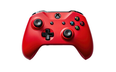 Scarlet Gamepad Controller isolated on transparent Background