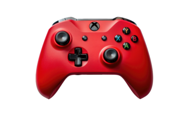 Scarlet Gamepad Controller isolated on transparent Background