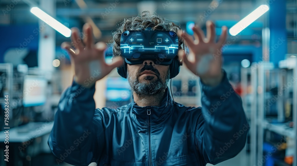 Aufkleber a visionary developer creating immersive vr and ar experiences