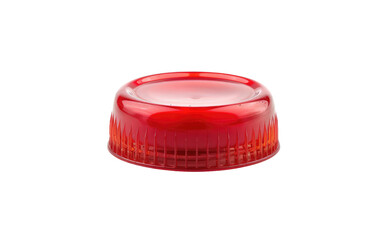 Plastic Cap for Red Bottles isolated on transparent Background