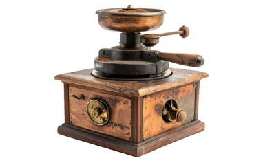 The Coffee Grinder isolated on transparent Background