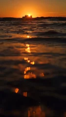 Foto auf Acrylglas Clearwater Strand, Florida Sunset at the beach, Sunset at Clearwater Beach, Florida, captured by Christy Mandeville