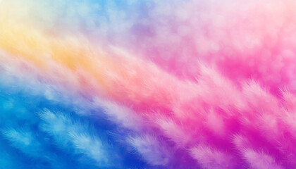 Fuzzy pink, blue, yellow background gradient color 