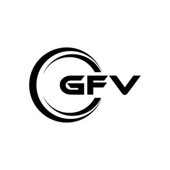 GFV Logo Design, Inspiration for a Unique Identity. Modern Elegance and Creative Design. Watermark Your Success with the Striking this Logo.