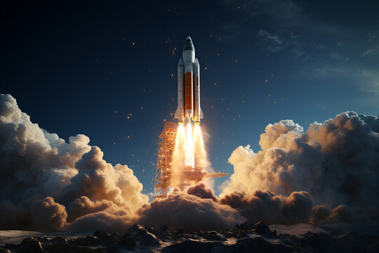 The rocket that just took off