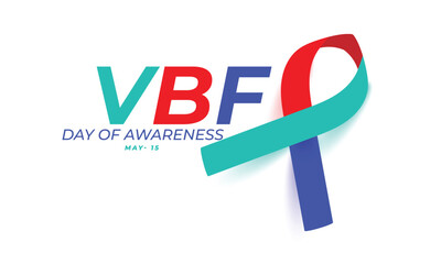 VBF day of awareness. background, banner, card, poster, template. Vector illustration.