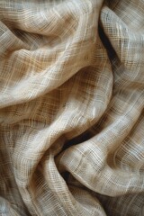 cloth textured in light earth tone, minimal woven 