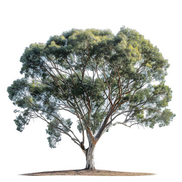 Gum Tree tree on isolated background