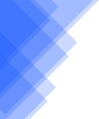 Abstract geometrical digital web banner design template blank transparent background. Square cyan blue translucent stripes lines shapes