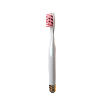 Modern and Futuristic Toothbrush Isolated on Transparent Background