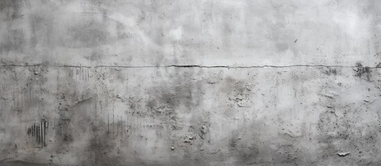 A monochrome photography of a concrete wall with a rectangular pattern. It contrasts with the...