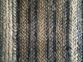 earth tone rug in modern farmhouse style, pov overhead looking straight down. carpet texture, 