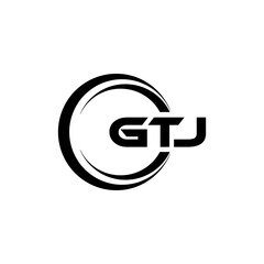 GTJ Logo Design, Inspiration for a Unique Identity. Modern Elegance and Creative Design. Watermark Your Success with the Striking this Logo.