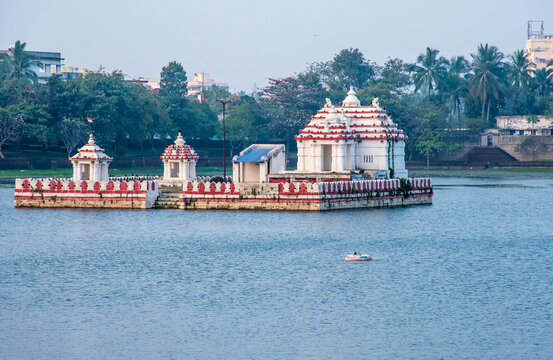 Bindu Sarovar Lake at Bhubaneshwar, Odissa, India