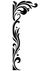 Art Nouveau Corners and Frames Graphic Accents, vector illustration, vintage elements	
