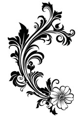 Art Nouveau Corners and Frames Graphic Accents, vector illustration, vintage elements	
