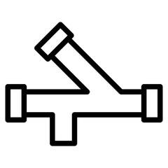plumber line icon