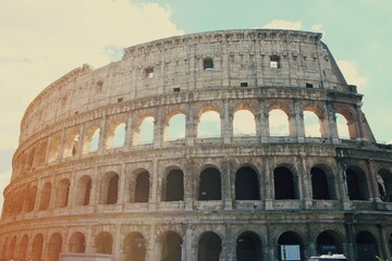 Fototapeta na wymiar Colosseum Roman, Rome, Italy.