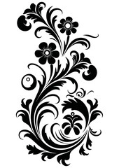 Art Nouveau Corners and Frames Graphic Accents, vector illustration, vintage elements	
