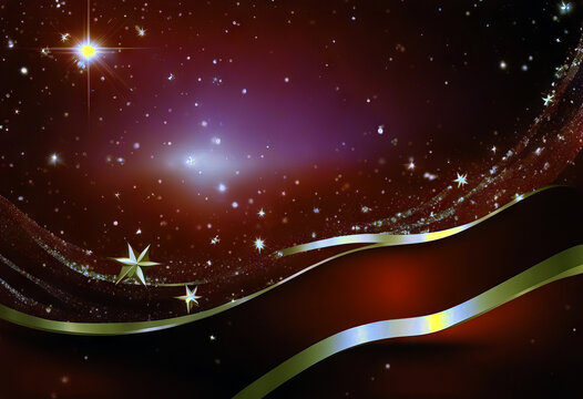 Award nomination ceremony with luxurious red wavy background with gold glitter and sparkle. Vector illustration stock illustrationBackgrounds Award Red Maroon Abstract