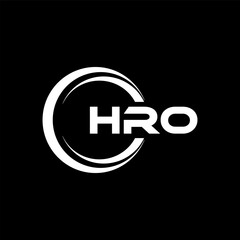 HRO Letter Logo Design, Inspiration for a Unique Identity. Modern Elegance and Creative Design. Watermark Your Success with the Striking this Logo.