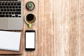 Modern wood office desk table