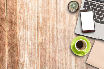 Modern wood office desk table