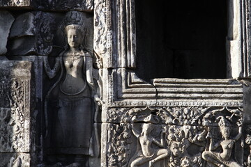temple details in asia - cambodia