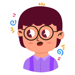 Cute Avatar Boy  Illustration