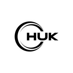 HUK Letter Logo Design, Inspiration for a Unique Identity. Modern Elegance and Creative Design. Watermark Your Success with the Striking this Logo. - obrazy, fototapety, plakaty