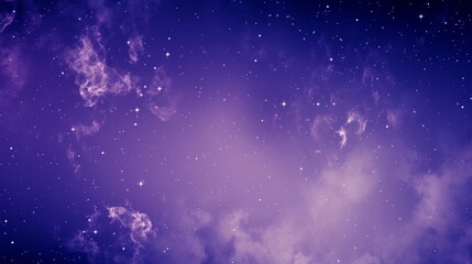 Obraz premium Ethereal purple galaxy. creative design and inspiration in cosmic universe to spark creativity