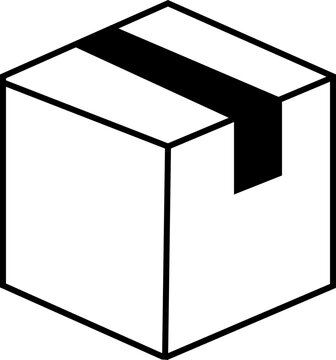 recommend clip art: Box flat line icon , Carton, wood boxes, product package, gift vector illustrations. Simple outline signs for delivery service. Pixel perfect 64x64. Editable Strokes
