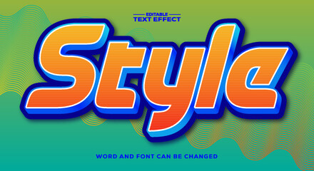 STYLE 3d text effect