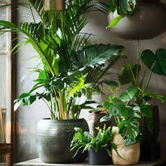 Botanical Oasis: A Collection of Exotic Indoor Plants by Generative AI