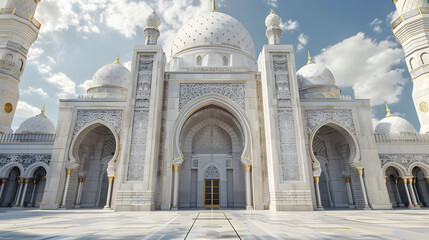 Fototapeta na wymiar sheikh zayed mosque sharja uae dubai
