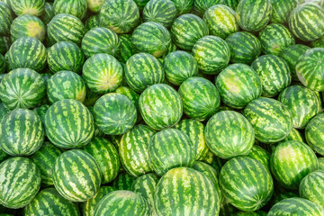 Heap of watermelons. Can be used as background