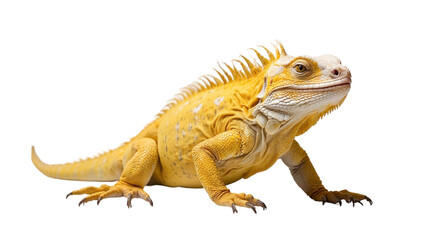 Obraz premium iguana isolated on white background