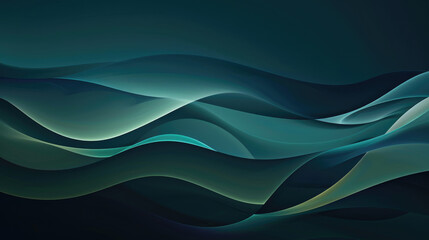 Elegant curve background with blue and green gradient
