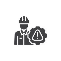 IT Risk Manager vector icon