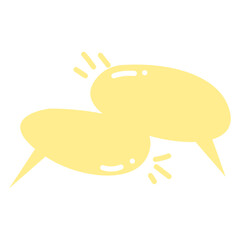 Cute Speech Bubble, Cute Chat Bubble