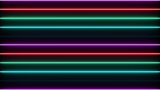 abstract neon frame