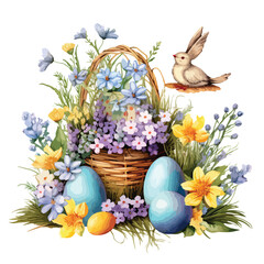 Easter and Spring Clipart Clipart isolated on white background