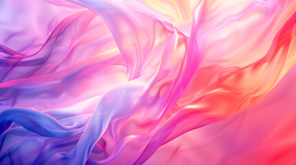 Abstract colorful silky background screensaver wallpaper - obrazy, fototapety, plakaty