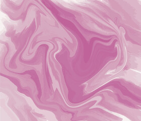 A flow and smooth fluid texture background in vector in pink and white colour mix
