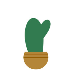 Vector Cactus In Pot